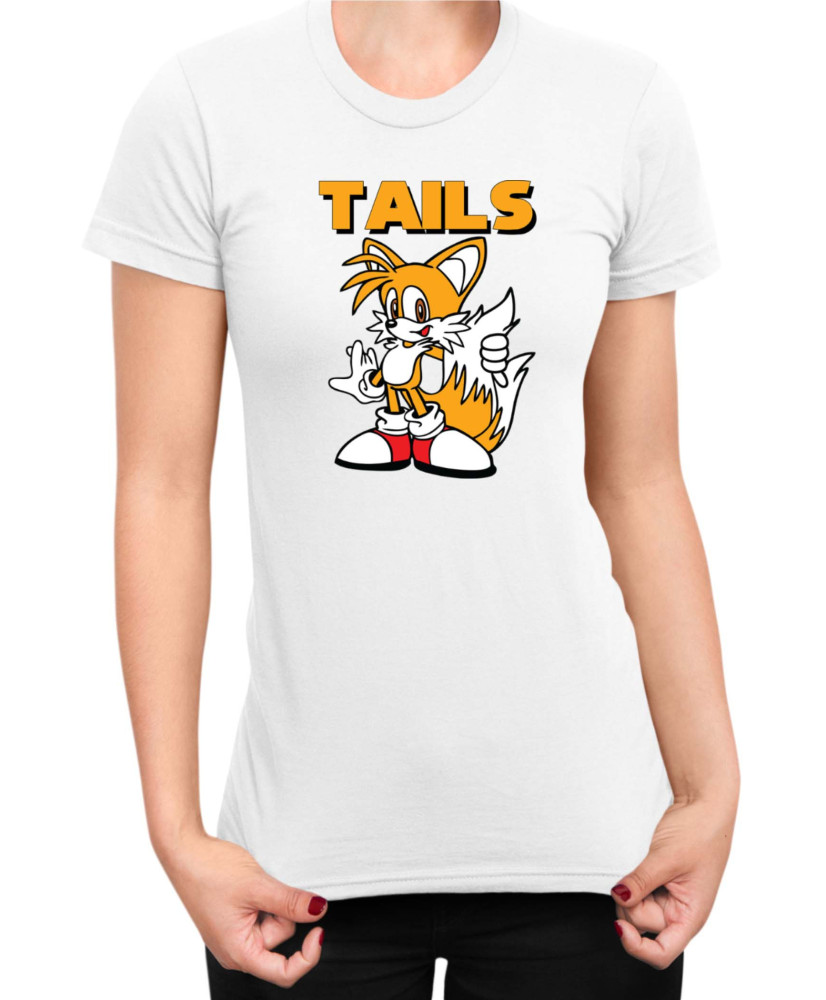 Дамска Тениска Sonic The Hedgehog Tails 02