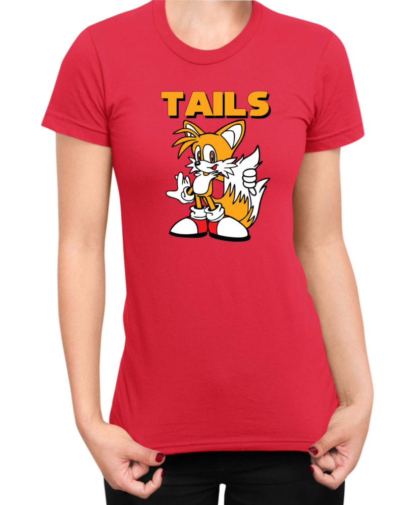 Дамска Тениска Sonic The Hedgehog Tails 02