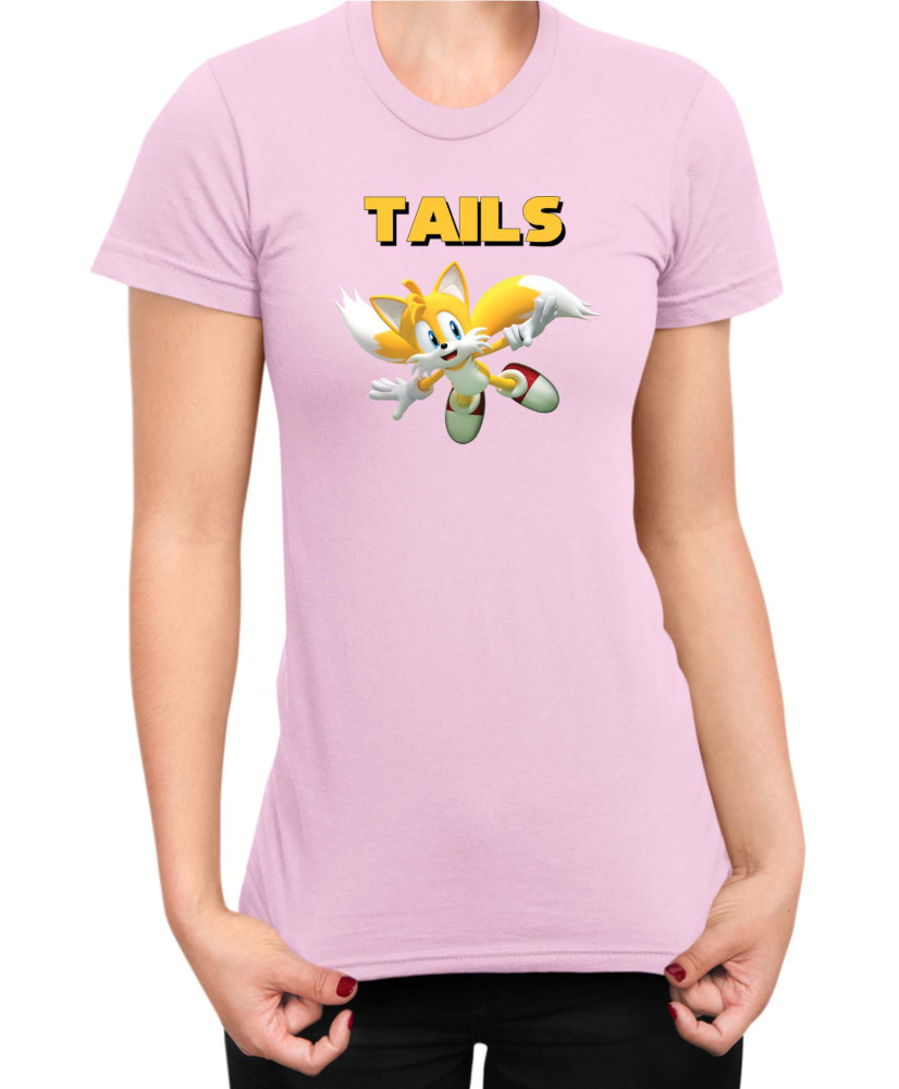 Дамска Тениска Sonic The Hedgehog Tails 04 Дамска Тениска Sonic The Hedgehog Tails 04