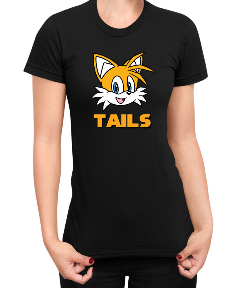 Дамска Тениска Sonic The Hedgehog Tails Face 01