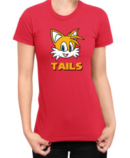 Дамска Тениска Sonic The Hedgehog Tails Face 01