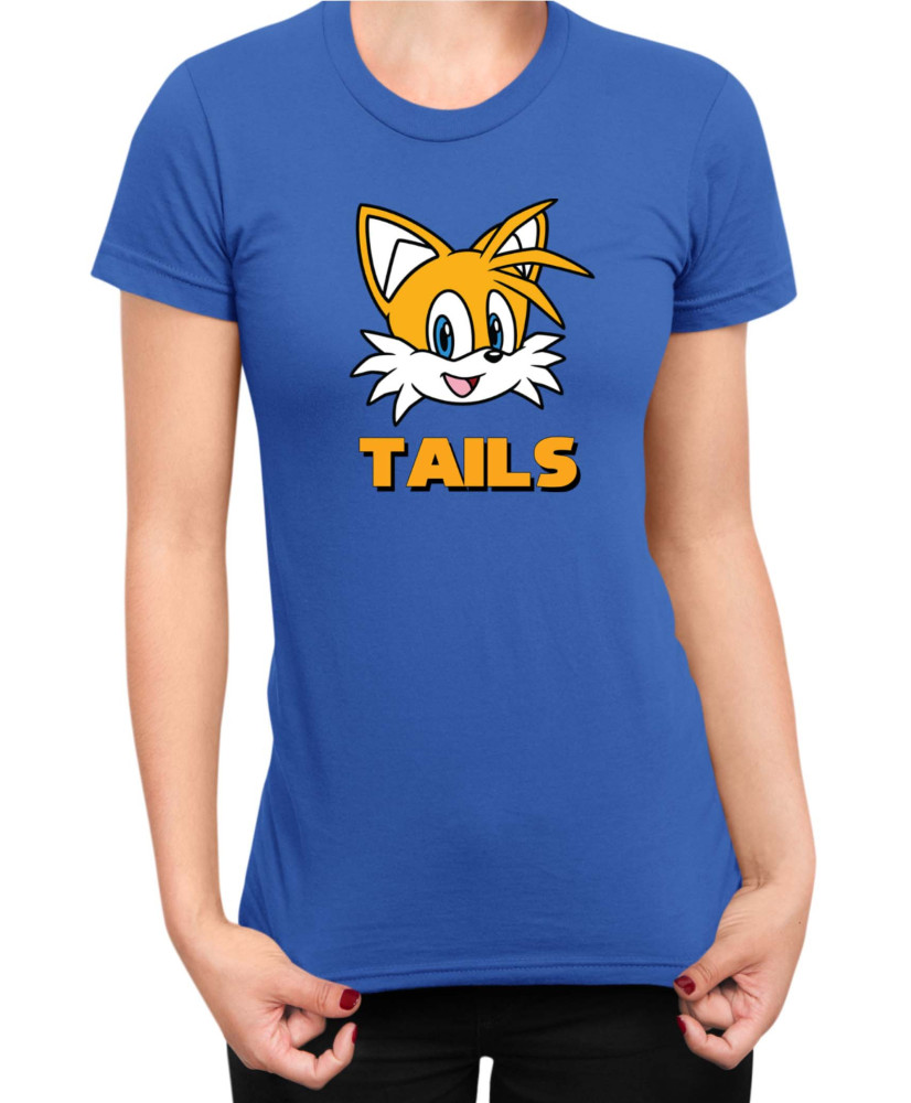 Дамска Тениска Sonic The Hedgehog Tails Face 01