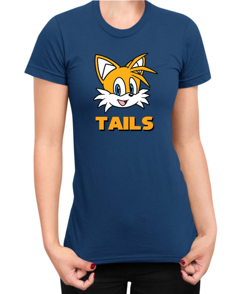 Дамска Тениска Sonic The Hedgehog Tails Face 01