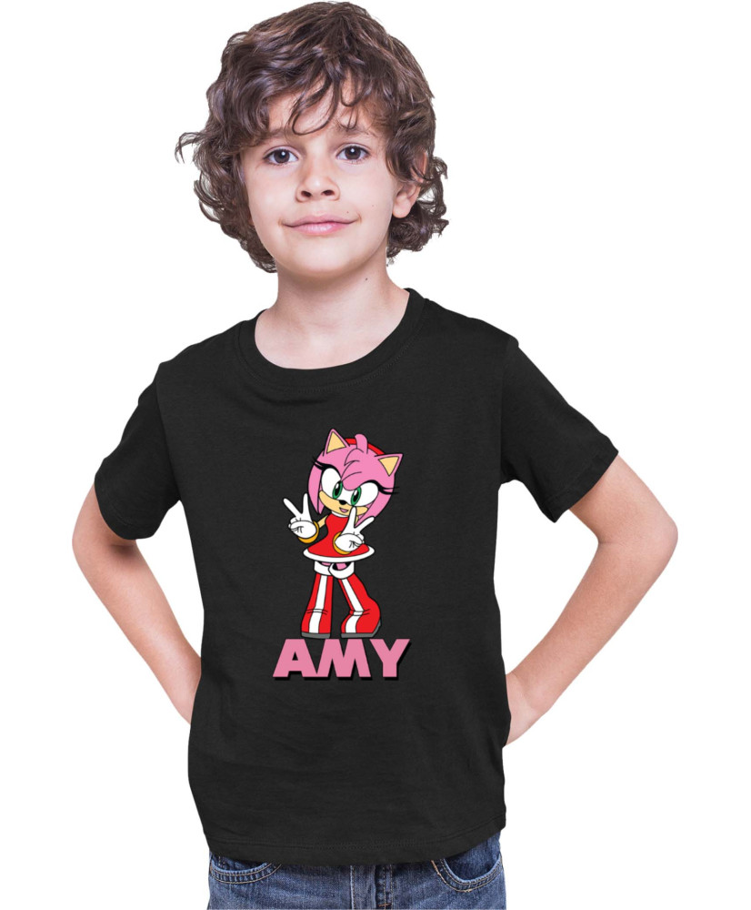 Детска Тениска Sonic The Hedgehog Amy 01