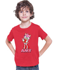 Детска Тениска Sonic The Hedgehog Amy 01