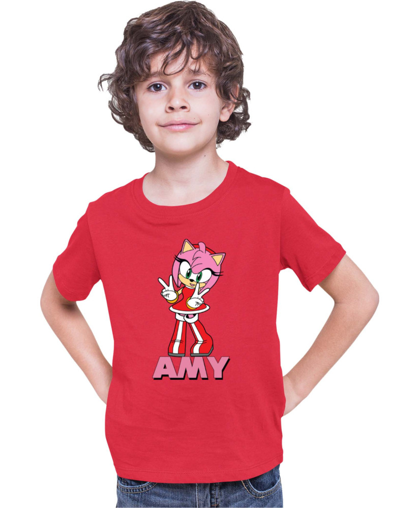 Детска Тениска Sonic The Hedgehog Amy 01