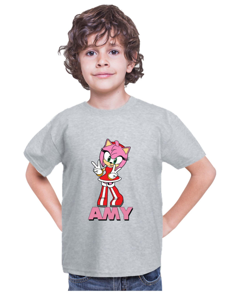 Детска Тениска Sonic The Hedgehog Amy 01