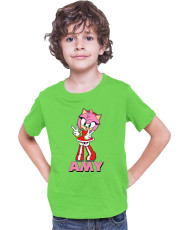 Детска Тениска Sonic The Hedgehog Amy 01