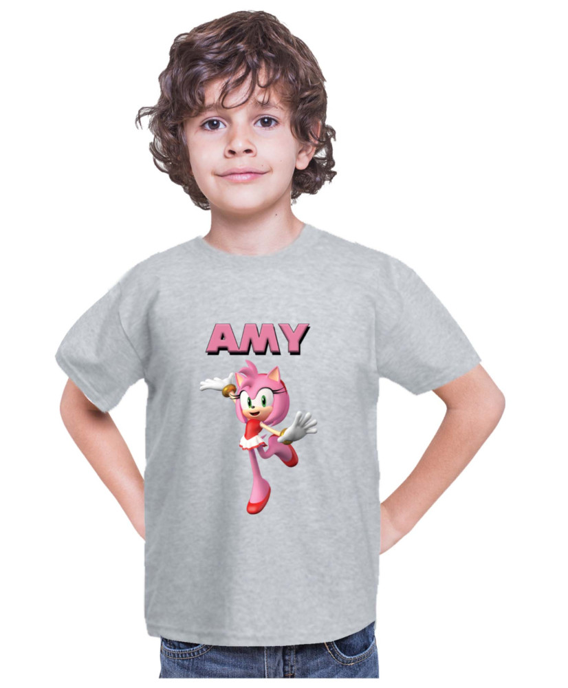 Детска Тениска Sonic The Hedgehog Amy 02