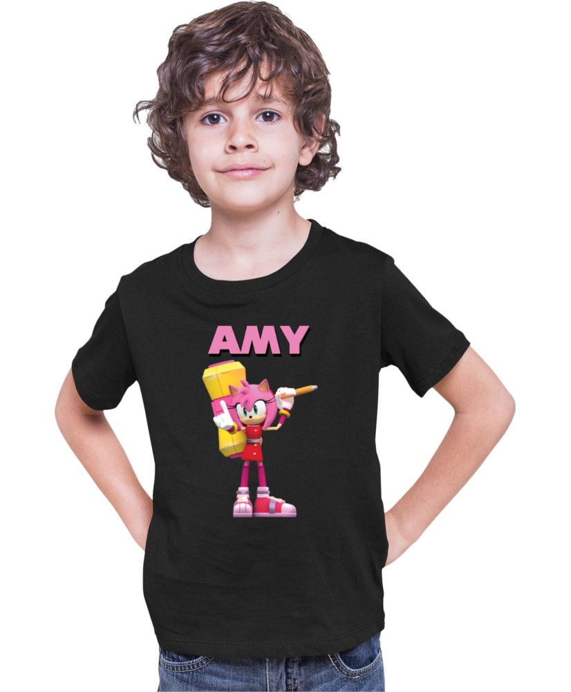 Детска Тениска Sonic The Hedgehog Amy 03
