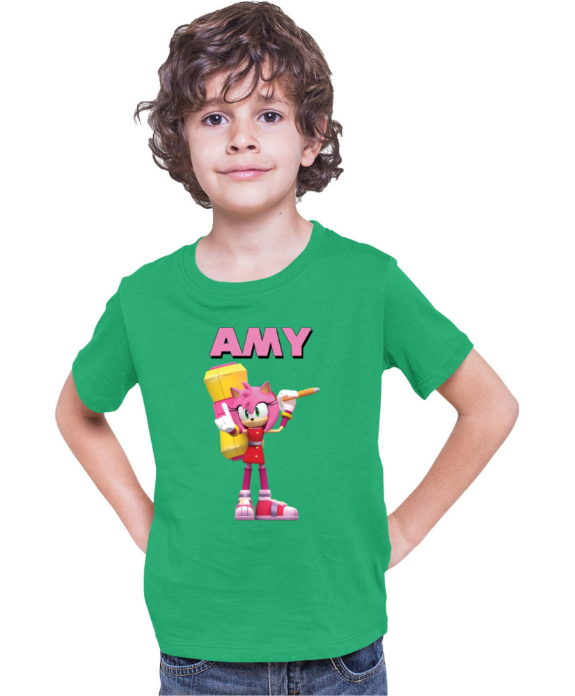 Детска Тениска Sonic The Hedgehog Amy 03