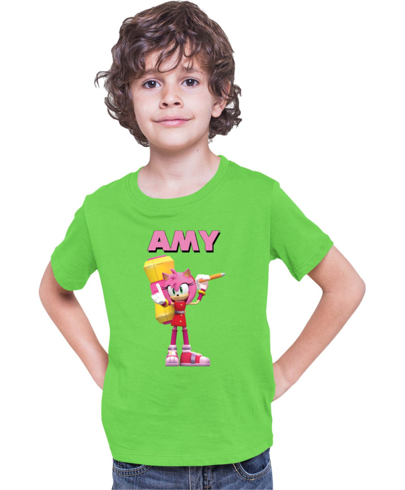 Детска Тениска Sonic The Hedgehog Amy 03