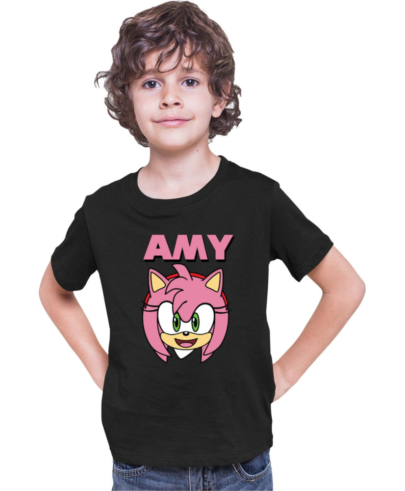 Детска Тениска Sonic The Hedgehog Amy Face 01