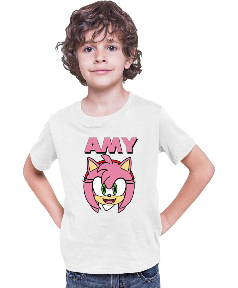 Детска Тениска Sonic The Hedgehog Amy Face 01