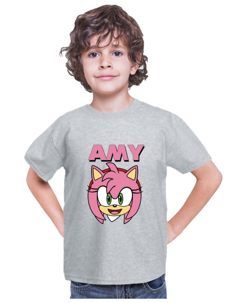 Детска Тениска Sonic The Hedgehog Amy Face 01