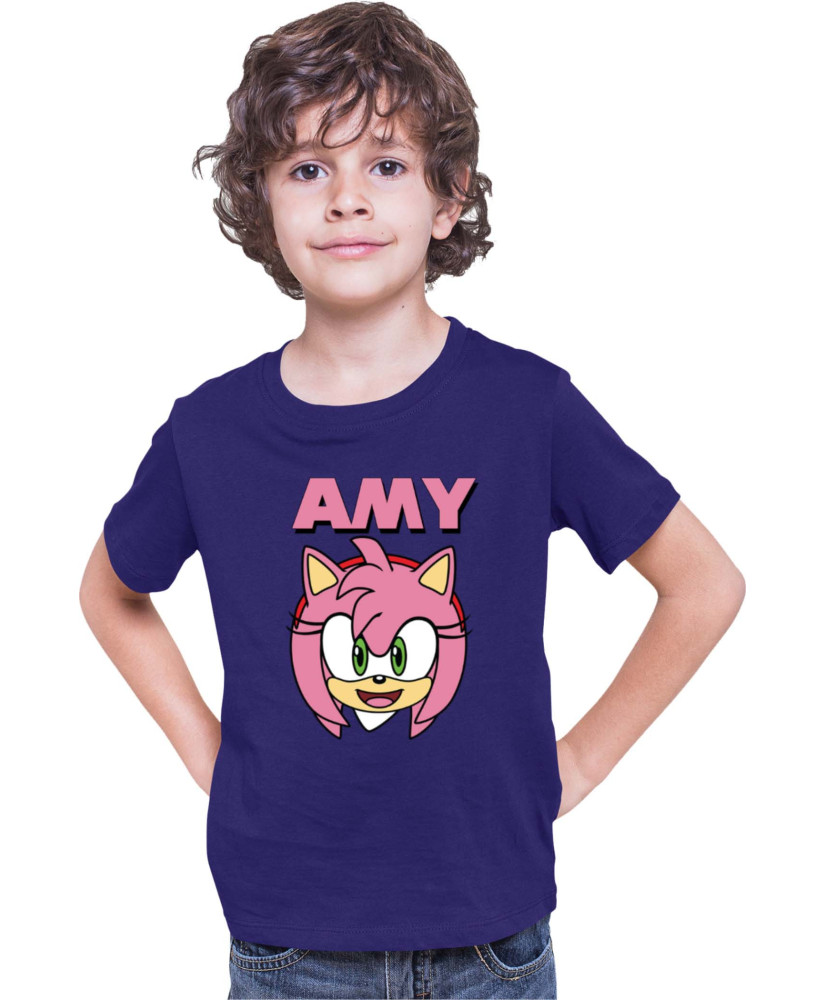 Детска Тениска Sonic The Hedgehog Amy Face 01