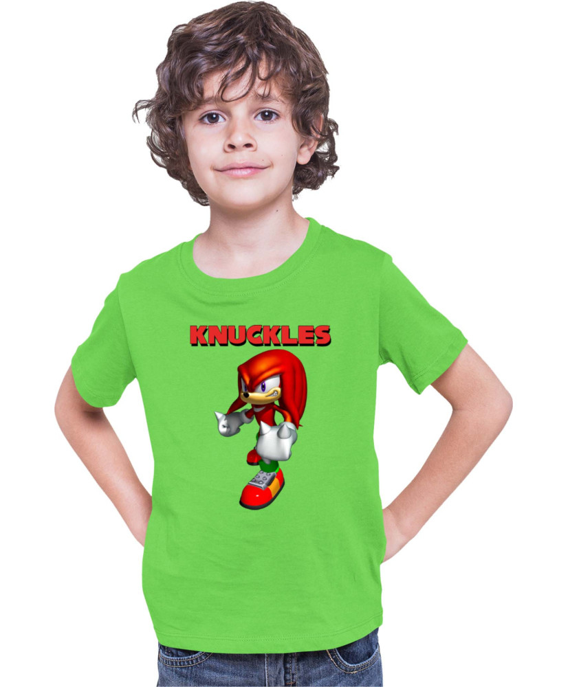Детска Тениска Sonic The Hedgehog Knuckles 03