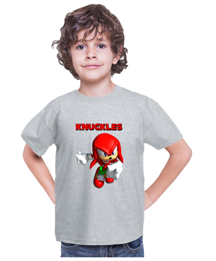 Детска Тениска Sonic The Hedgehog Knuckles 08