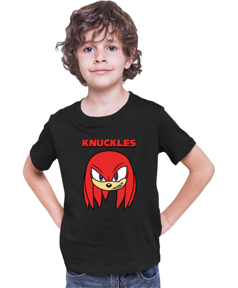 Детска Тениска Sonic The Hedgehog Knuckles Face 01