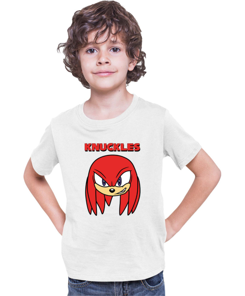 Детска Тениска Sonic The Hedgehog Knuckles Face 01