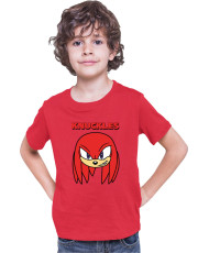 Детска Тениска Sonic The Hedgehog Knuckles Face 01