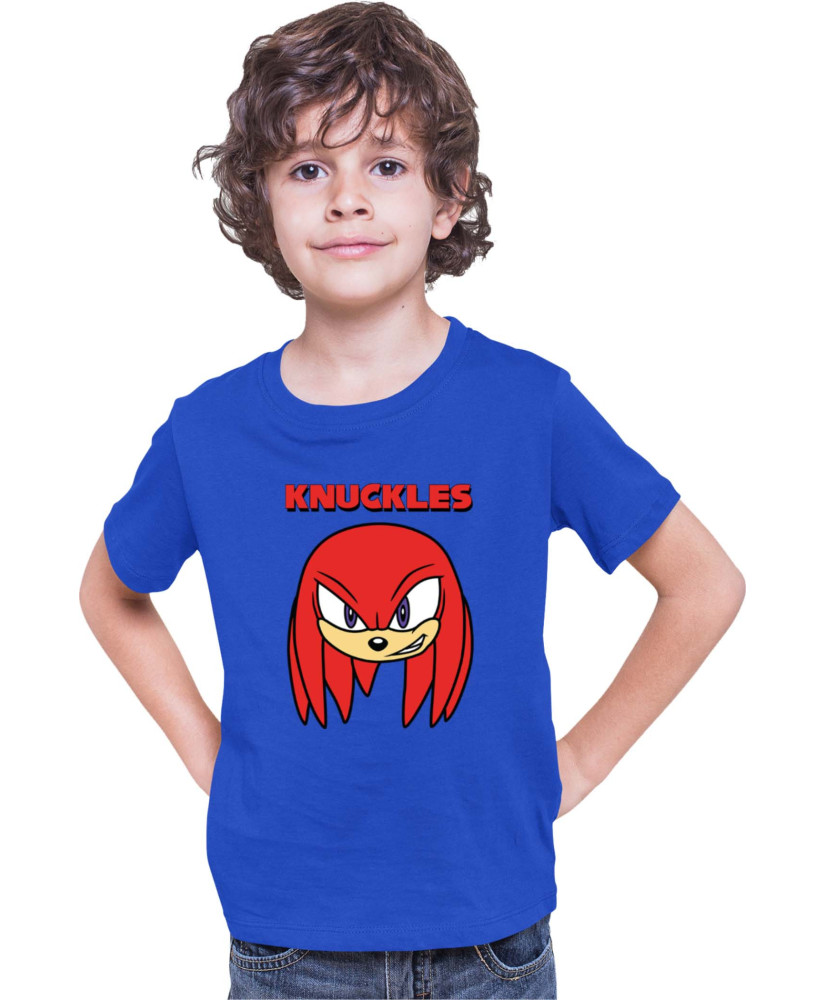 Детска Тениска Sonic The Hedgehog Knuckles Face 01