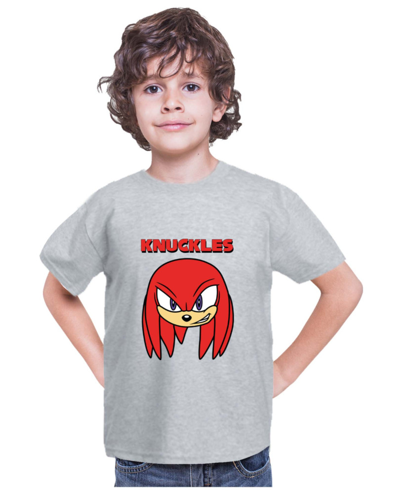 Детска Тениска Sonic The Hedgehog Knuckles Face 01