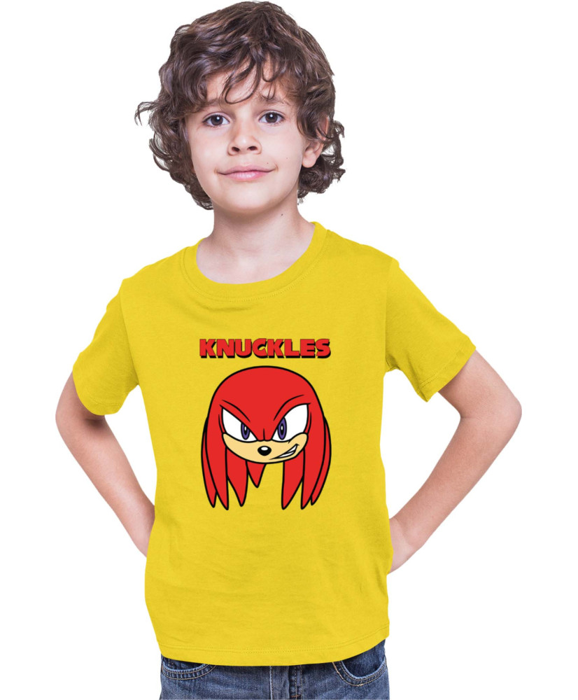 Детска Тениска Sonic The Hedgehog Knuckles Face 01