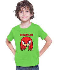 Детска Тениска Sonic The Hedgehog Knuckles Face 01