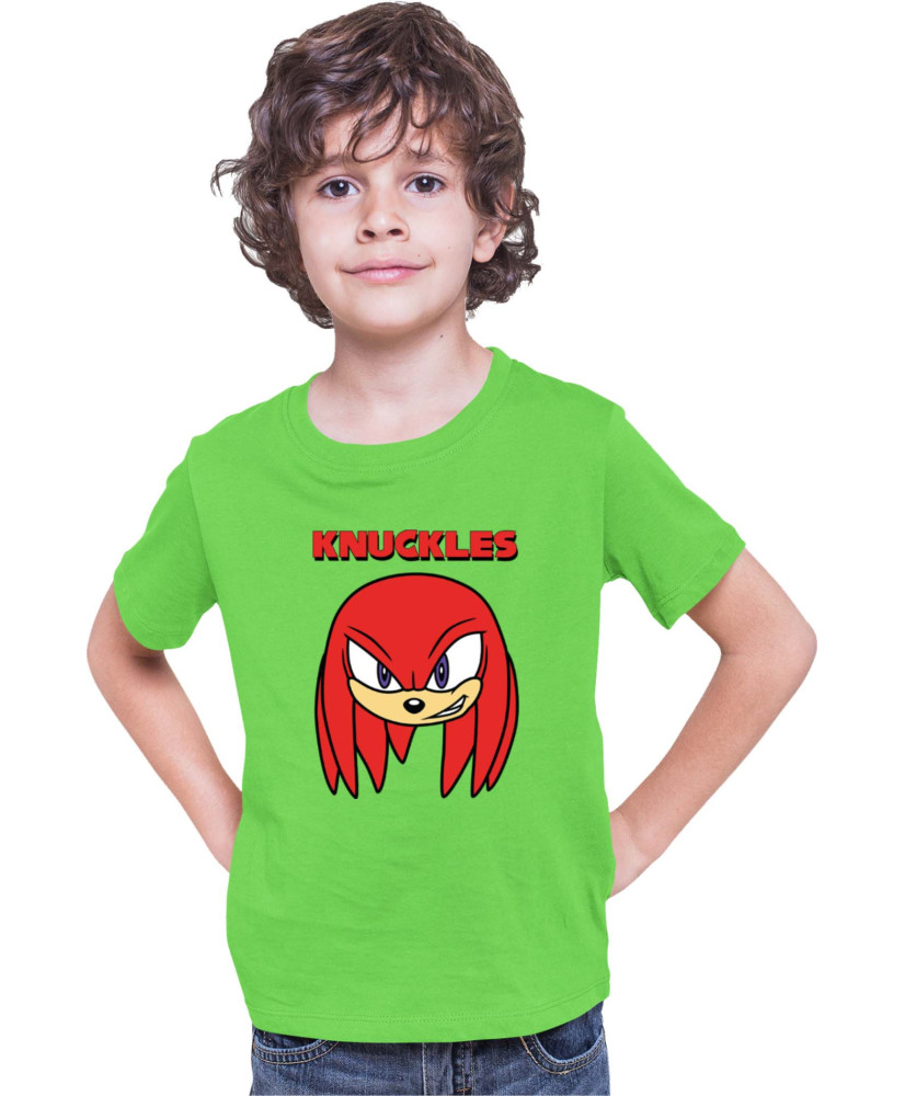 Детска Тениска Sonic The Hedgehog Knuckles Face 01