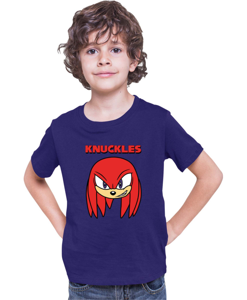 Детска Тениска Sonic The Hedgehog Knuckles Face 01