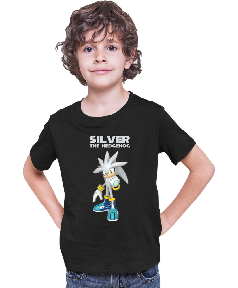 Детска Тениска Sonic The Hedgehog Silver 01