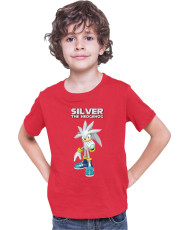 Детска Тениска Sonic The Hedgehog Silver 01