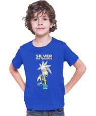Детска Тениска Sonic The Hedgehog Silver 01