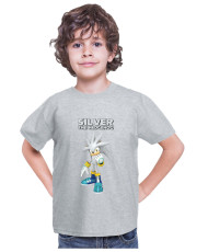 Детска Тениска Sonic The Hedgehog Silver 01