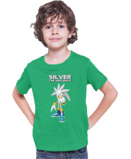 Детска Тениска Sonic The Hedgehog Silver 01