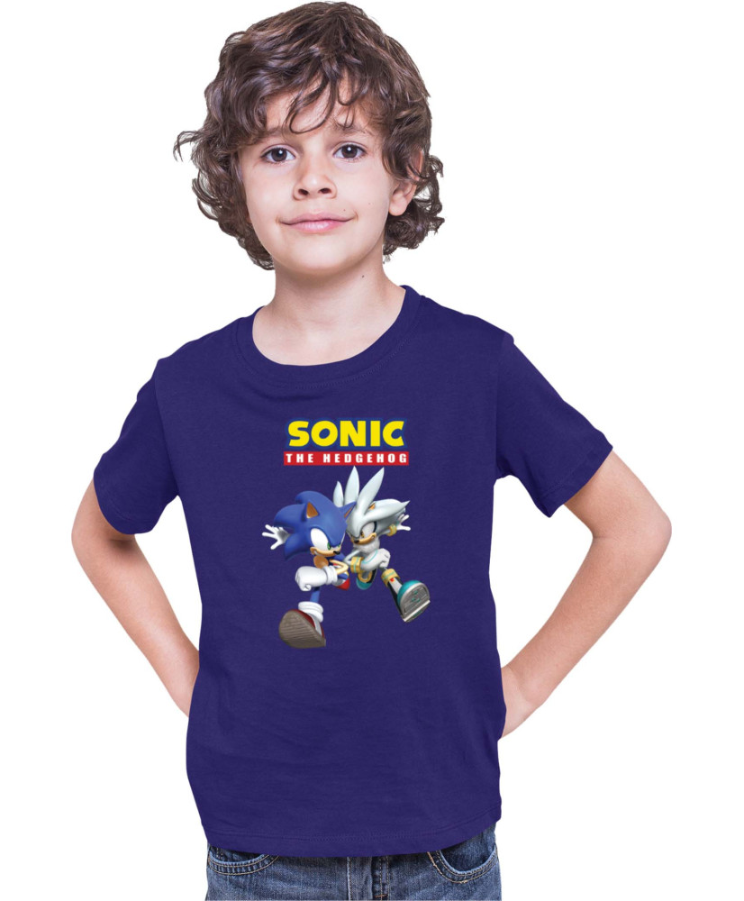 Детска Тениска Sonic The Hedgehog Sonic And Silver