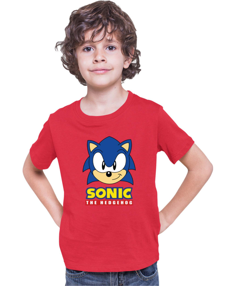 Детска Тениска Sonic The Hedgehog Sonic Face 02