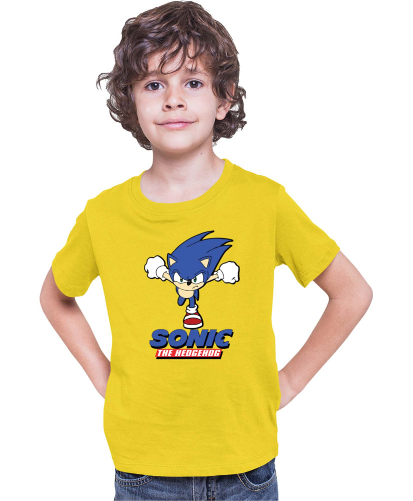 Детска Тениска Sonic The Hedgehog Sonic Naruto Run