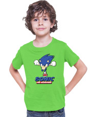 Детска Тениска Sonic The Hedgehog Sonic Naruto Run