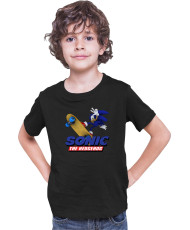 Детска Тениска Sonic The Hedgehog Sonic Skateboard