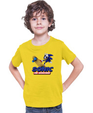 Детска Тениска Sonic The Hedgehog Sonic Skateboard