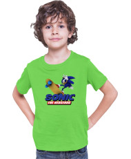 Детска Тениска Sonic The Hedgehog Sonic Skateboard