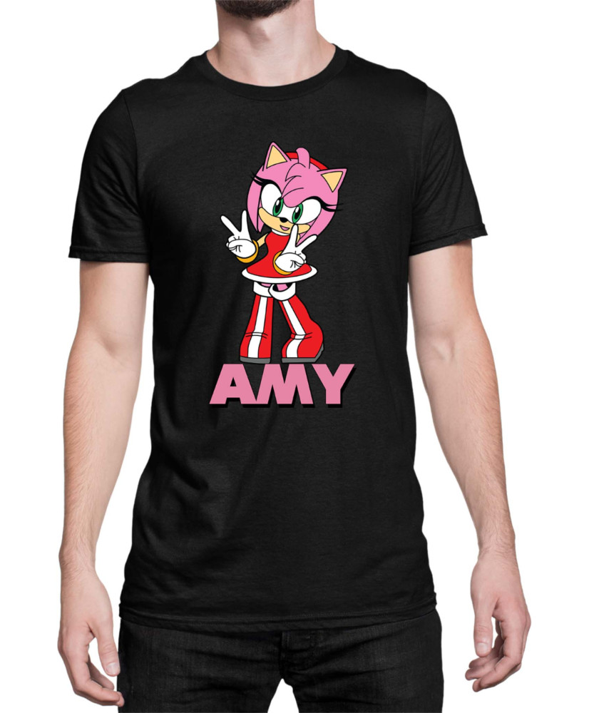 Мъжка Тениска Sonic The Hedgehog Amy 01