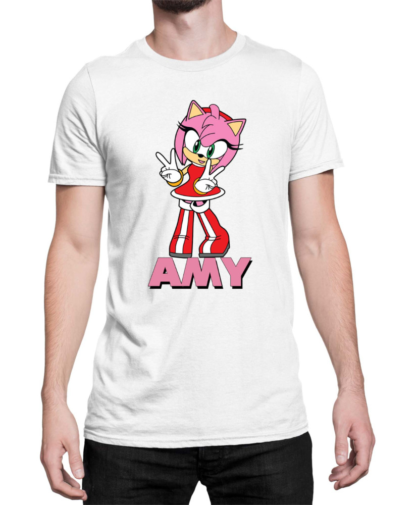 Мъжка Тениска Sonic The Hedgehog Amy 01