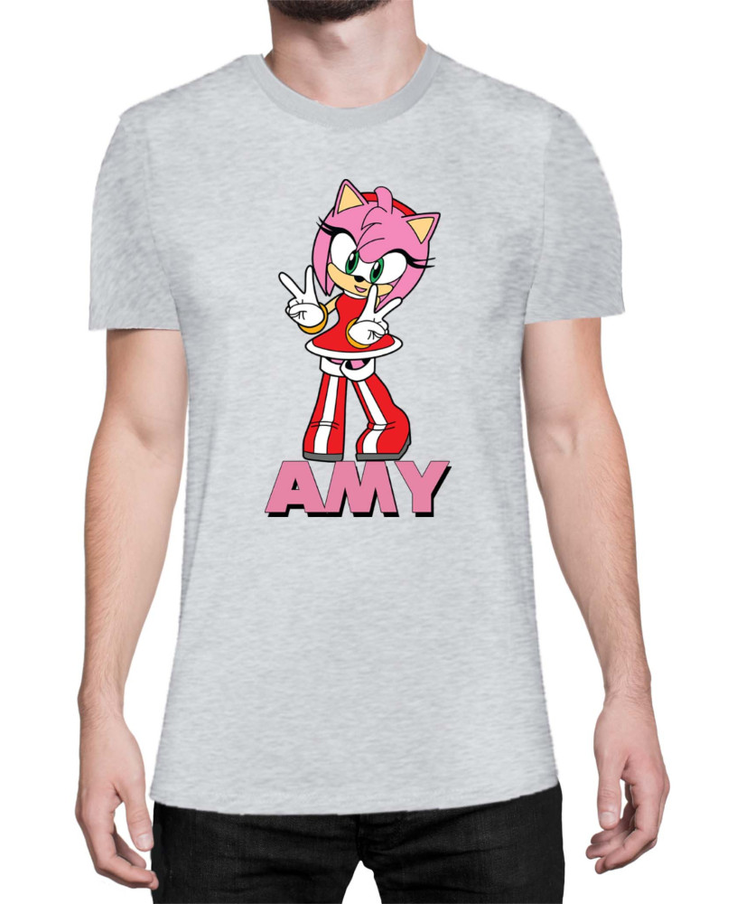 Мъжка Тениска Sonic The Hedgehog Amy 01