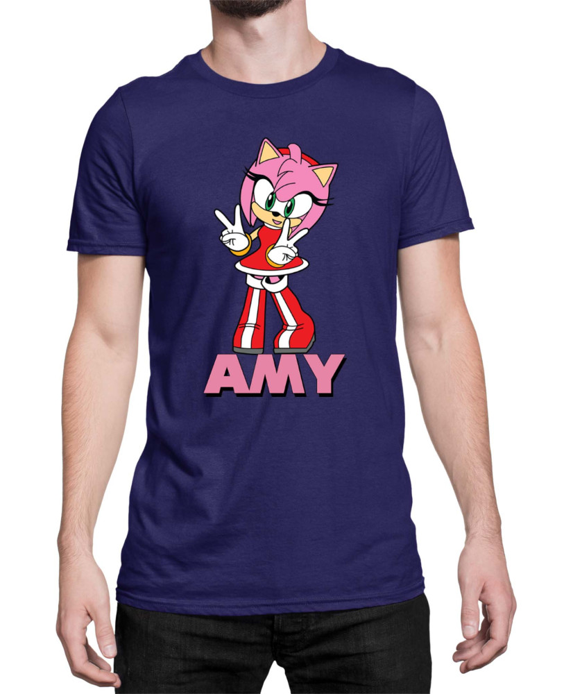 Мъжка Тениска Sonic The Hedgehog Amy 01