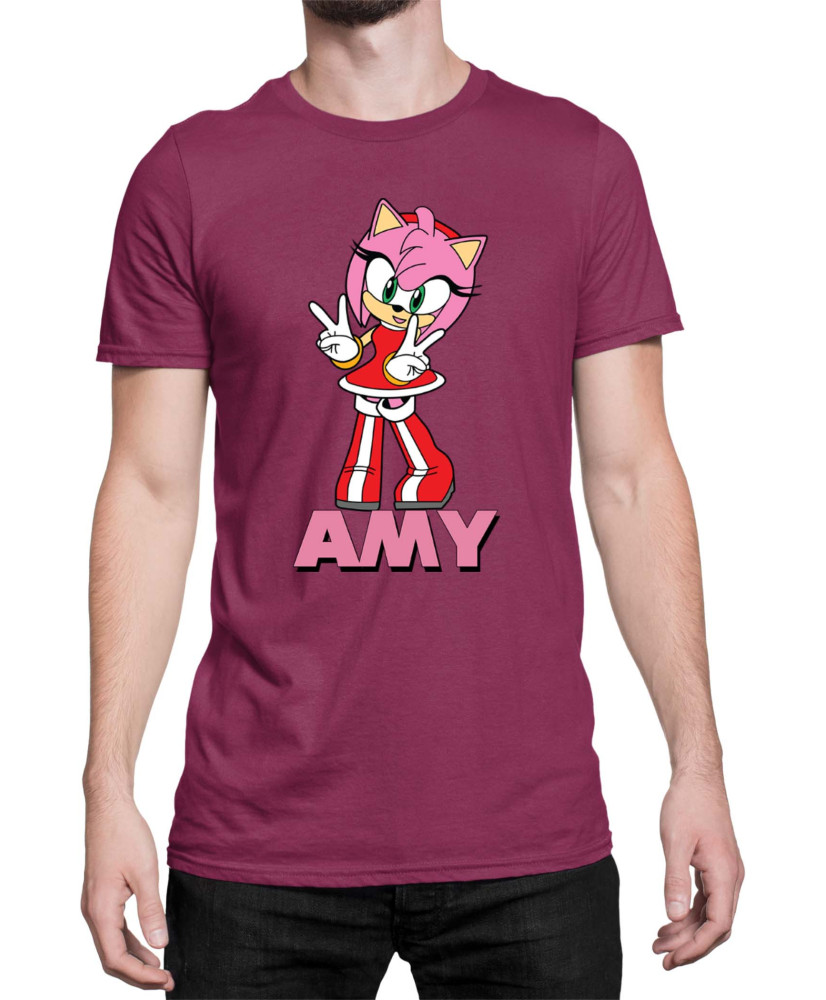 Мъжка Тениска Sonic The Hedgehog Amy 01