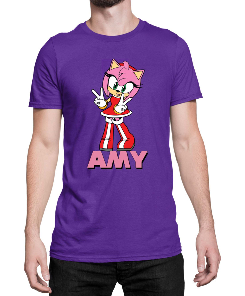 Мъжка Тениска Sonic The Hedgehog Amy 01