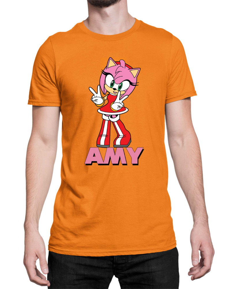 Мъжка Тениска Sonic The Hedgehog Amy 01
